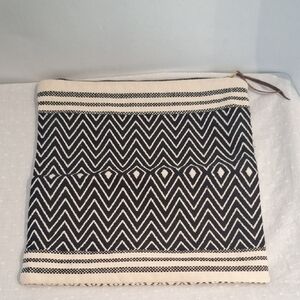 Tribe Alive Black and White Geometric Pattern Clutch